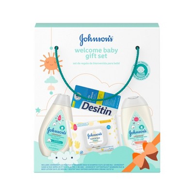 Johnson's Welcome Baby Gift Set - 4pc
