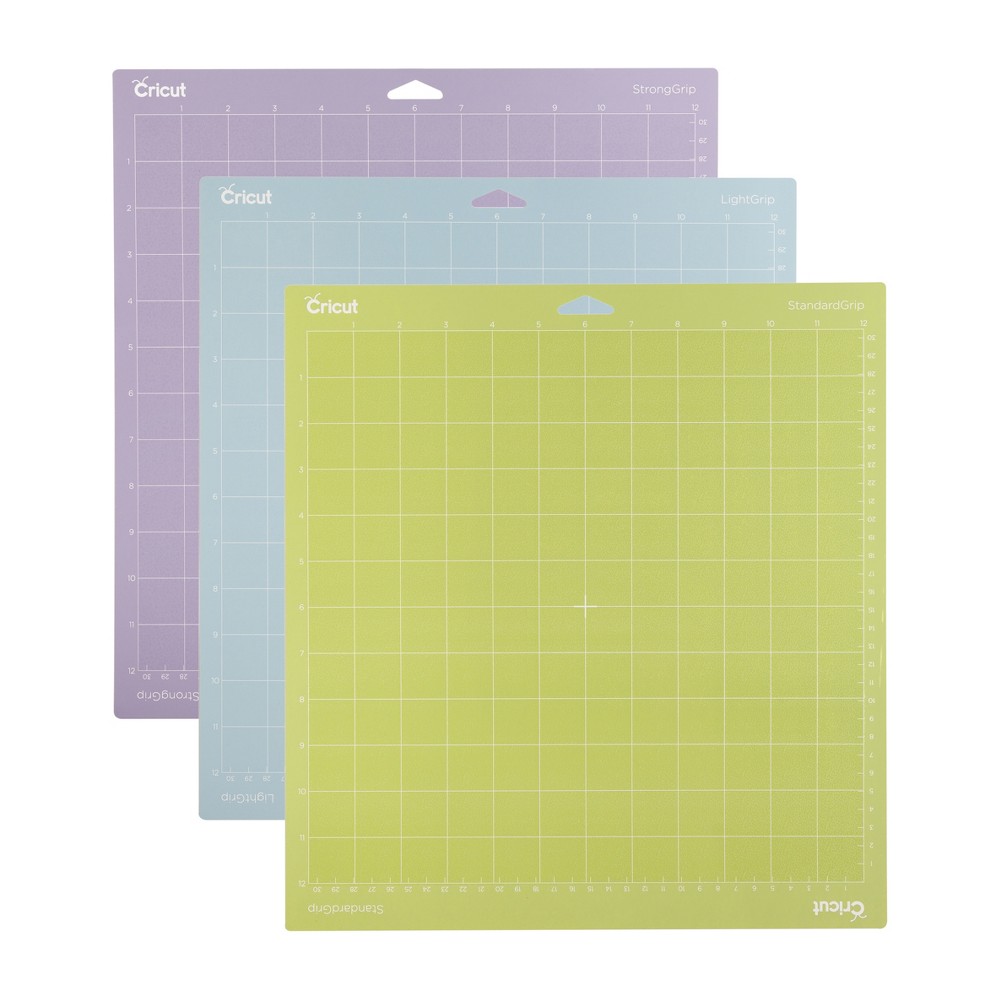 Cricut Machine Mat 12x12 Variety Pack - 3ct: Multicolor Craft Mats for Cricut Maker 3, Cutting Mat Set