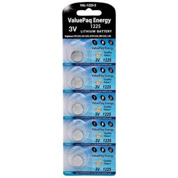Dantona® ValuePaq Energy 1225 Lithium Coin Cell Batteries, 5 pk