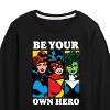 Boys' - Marvel - Be Your Own Hero Long Sleeve Graphic T-Shirt - 2 of 4