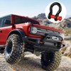 VEVOR 1/2" D-Ring Shackle, 4 Pack Alloy Steel Shackles 17637 lbs (8 Ton) Break Strength with 5/8" Screw Pin, Towing Accessories for Jeep Truck, Black - 2 of 4
