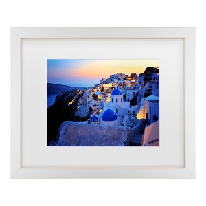 Trademark Fine Art - Martin Froyda Santorini Island, Greece Matted Framed Art - 1 of 4