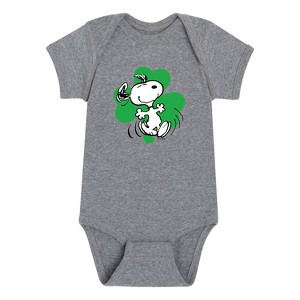 Boys' - Peanuts - St. Patrick's Day with Snoopy Baby One Piece - 1 of 4