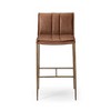 Maven Lane Gerard High Back Vegan Leather Bar Height Bar Stool - 2 of 4
