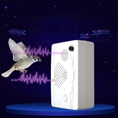 Usb Rechargeable Ultrasonic Bird Repeller Electronic Bark Stopper Artifact Orchard Bird Scare