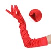 INSPIRE CHIC Women's Satin Extra Long Gloves - 3 of 4