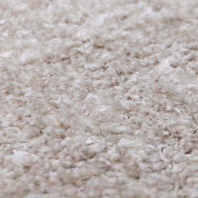 Hauteloom Siari Solid Oatmeal Shag Rug