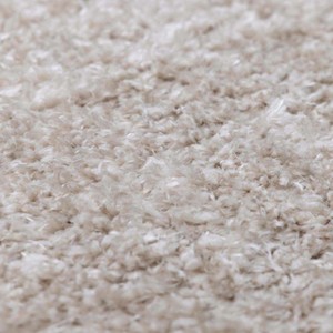 Hauteloom Siari Solid Oatmeal Shag Rug - 1 of 4