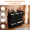 DOMETOUR Dresser for Bedroom 9 Drawer Fabric Storage Tower, Storage Cabinet Tall Chest Organizer Unit Bins Living Room Entryway Closet-Gray - 3 of 4