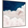 Amanti Art 30" x 30" Cloudy Night I by Studio W Framed Canvas Wall Art Print: Modern Lithograph, Polystyrene Frame - 2 of 4