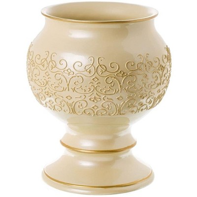 Creative Scents Shannon Beige Wastebasket
