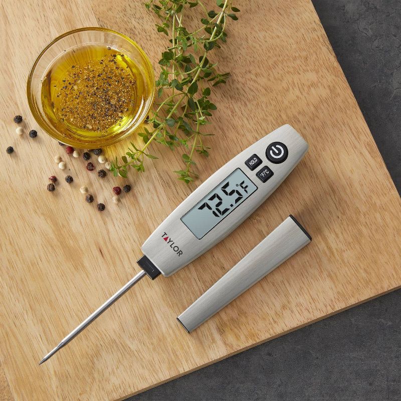 Taylor Pen Style Digital Kitchen Meat Cooking Thermometer Stainless, 5 of 9