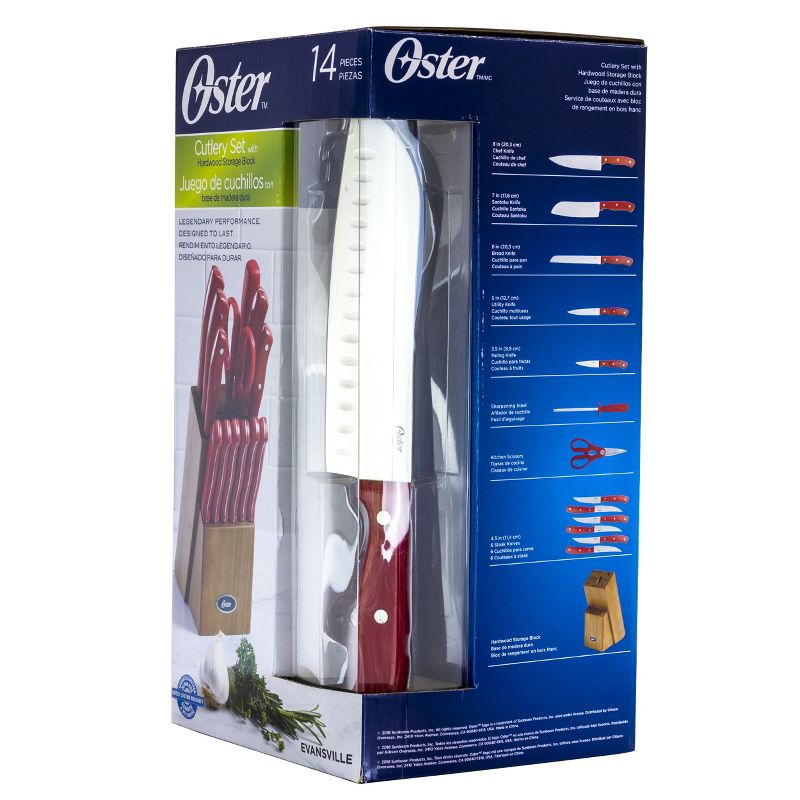 Oster Evansville 14 Piece Stainless Steel Cutlery Set, 3 of 15