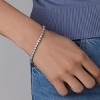 GILDED 1/2 CTTW Natural Diamond Miracle Plates Bracelet in Sterling Silver - 4 of 4