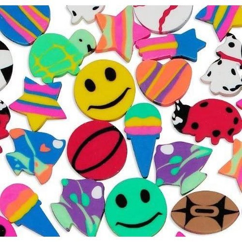 Quirky Shoe Erasers set of 8, Kids Fun Eraser Set 