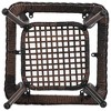 Maggift Rattan Patio Seating Set, with Two Two Swiveling and Rocking Chairs and a Square Table for Garden, Patio, or Balcony, Brown, 22.8"*28.7"*35" - 2 of 4