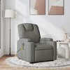 vidaXL Massage Recliner Chair with 6-Point Vibration Massage, Adjustable, Dark Gray Fabric - 2 of 4