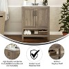 Taylor & Logan 30" Vivien Bathroom Vanity Brown: Stoneware Surface, Wood Frame, Drop-In Sink, 1-Year Warranty - 2 of 4