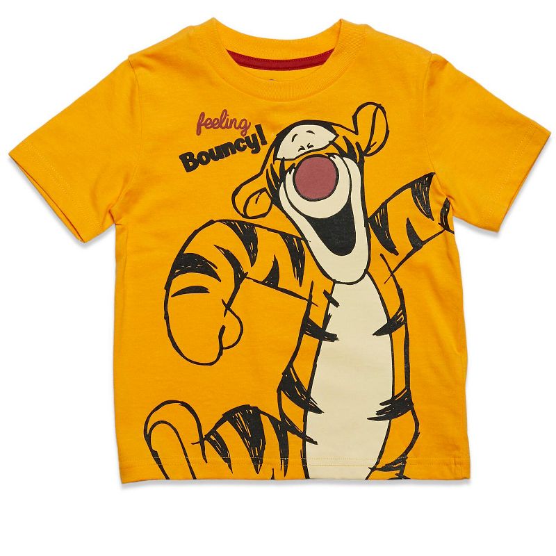 Disney Winnie the Pooh Winnie the Pooh Tigger Eeyore Baby Short Sleeve Graphic T-Shirt, 4 of 10