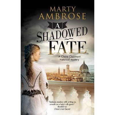 A Shadowed Fate - (Lord Byron Mystery) Large Print by  Marty Ambrose (Hardcover)