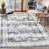 Vintage Floral Print Living Room Rugs, Washable Soft Non Slip Bedroom Carpet, Low Pile Floor Rugs for Dining Room - 2 of 4