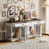 Famapy Dog Crate 72.4" Furniture Style Design Dog Crate with Drawers and Dividers Functional & Tailored for Your Furry Friends - 2 of 4