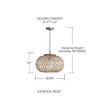 Capital Lighting Rainey 1 - Light Pendant in  Grey Wash/Antique Nickel - 2 of 4