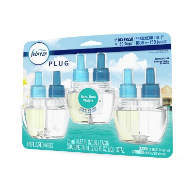 Bora Bora Waters 3-Pack Fade Defy Plug Air Freshener Refill