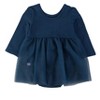 RuffleButts Baby/Toddler Girls Long Sleeve Tulle Skirted Romper - 2 of 4