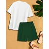 TIME HOLLOW Daily Wear T-Shirt & Shorts Set - Effortless Style - 3 of 3