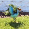 Sunnydaze Pierre the Flying Pelican Metal Statue with Built-In Planter  - 20.75" H - 4 of 4
