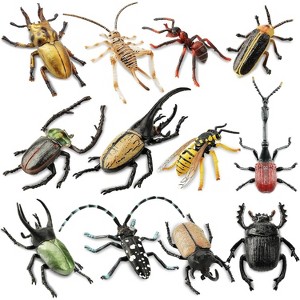 12-Piece Large Polar Animal Figurines Set, 4-7 Inch Arctic Toys with Polar Bear, Caribou & Whale for Play and Cake Decor - 1 of 4