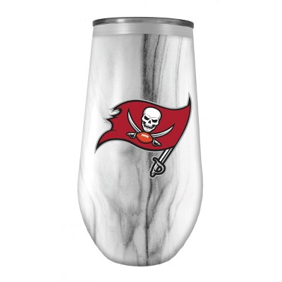 NFL Tampa Bay Buccaneers Tall Stemless Marble Tumbler - 16oz