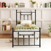 Infans Twin Size Metal Bed Frame w/ Headboard Under-bed Storage Mattress Foundation - 4 of 4