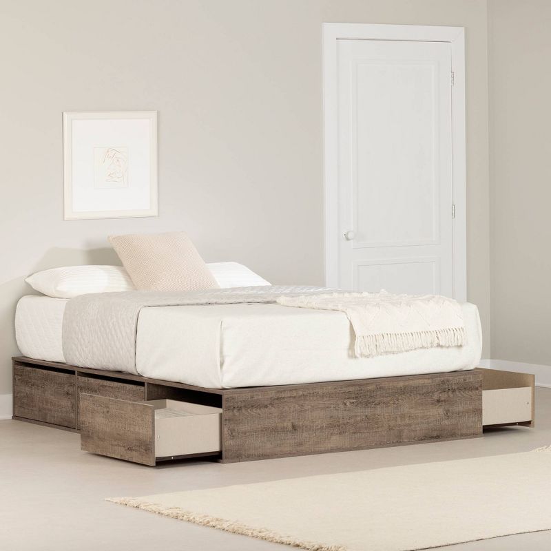 Queen Fusion 6 Drawer Platform Bed - South Shore, 3 of 12