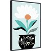 Amanti Art A Big Flower in A Black Vase by Casa Cartissi Framed Canvas Wall Art - 2 of 4