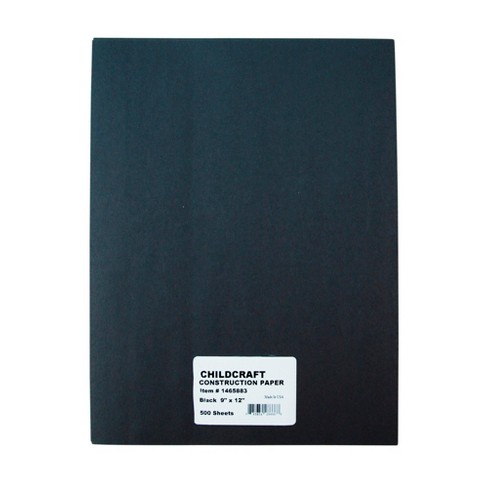 Tru-ray Sulphite Construction Paper, 18 X 24 Inches, Black, 50
