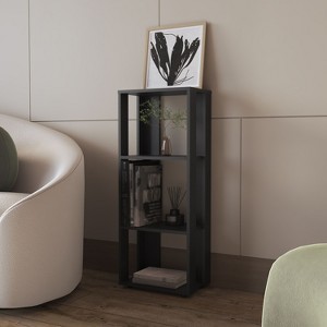 NicBex Bookcases for Living Room Modern 40" H 4 Tier Storage Cabinet Bookshelf Compact Design Bookcase for Small Spaces Office Home - 1 of 4