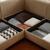 Modern Modular Sectional Sofa with  Storage 4 Seater Chenille Sofa Couch with Contemporary Cylindrica Arm for Living Room-Tanpinhause - 4 of 4