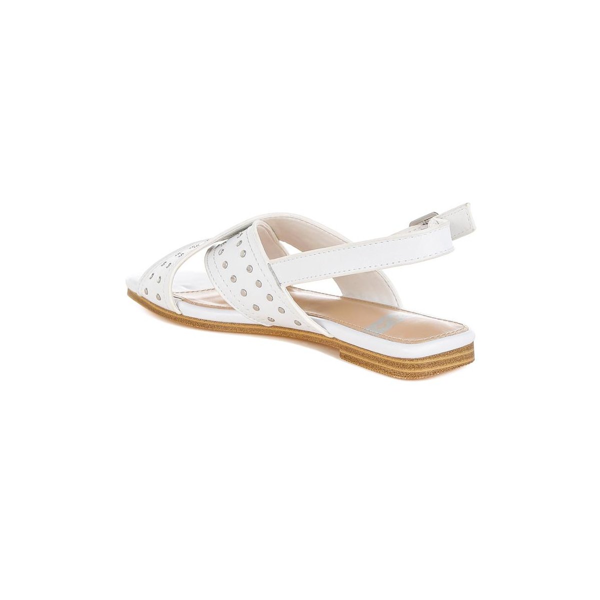 Обувь Rag & Co Womens Calluna Stud Embellished Buckled Flats 10 — фото 3