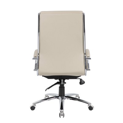 Elegant Beige CaressoftPlus High-Back Executive Swivel Chair