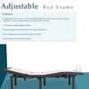 Continental Sleep, 15" Adjustable Bed Base With Zero Gravity, Head And Foot Incline, Massage System, Wireless Remote, White - 4 of 4
