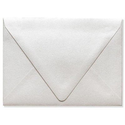 LUX A6 Contour Flap Envelopes 4 3/4 x 6 1/2 50/Box Quartz Metallic 1875-08-50