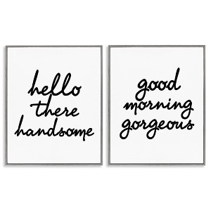 Stupell Industries Handsome & Gorgeous Greetings, 16" x 20" - 1 of 4