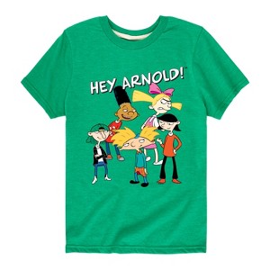 Boys' - Hey Arnold! - Group Shot Short Sleeve Graphic T-Shirt - 1 of 4