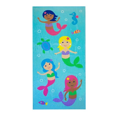 Wildkin Mermaids 100% Cotton Beach Towel