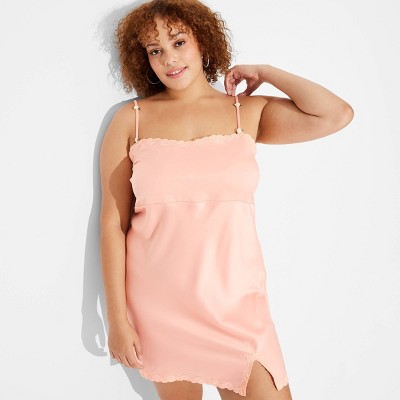 Women's Satin Mini Slip Dress - Wild Fable™