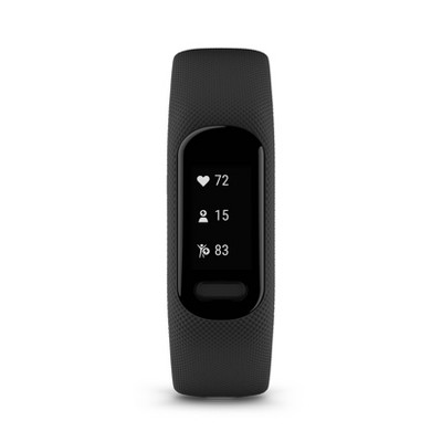 Large Black Silicone Fitness Tracker with GPS and Sleep Tracker