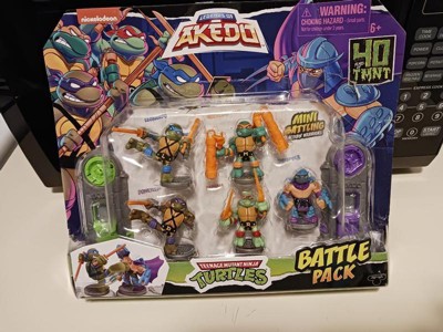 Akedo Teenage Mutant Ninja Turtles Michelangelo Vs Bebop Mini Figure Set -  2pk : Target