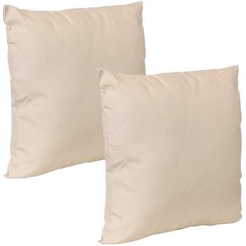 100% Polyester Canvas Pillow case Sublimation Blank for Women  Kids Gift Bulk DIY (2, Beige) : Home & Kitchen